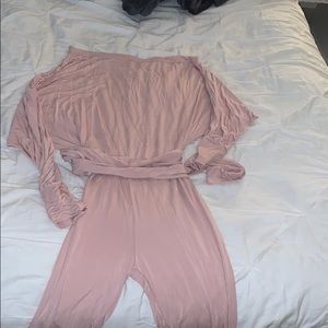 Pink jumpsuit